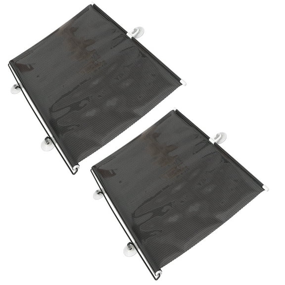 2pcs Simple Suction Cup Window Blackout Curtain Temporary Blinds Versatile Portable Lightweight Drape