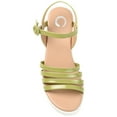 thumbnail image 4 of Journee Womens Miragge Ankle Strap Platform Sandals, 4 of 8