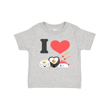 

Inktastic Kawaii I Love Sushi II Boys or Girls Baby T-Shirt