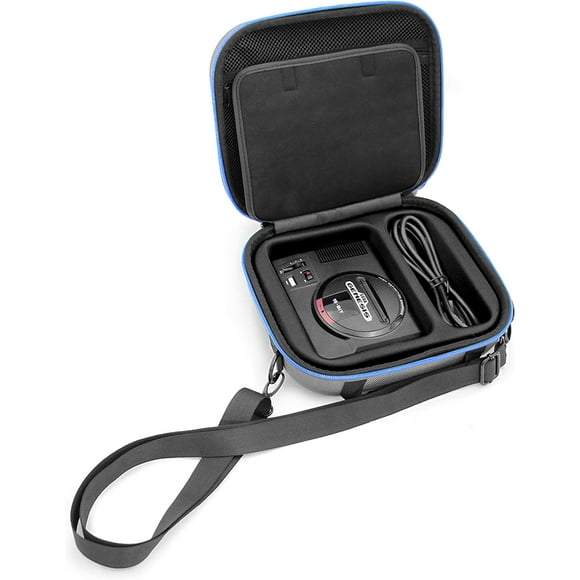 SURJDE Casematix Travel Case Compatible with Sega Genesis Mini and Sega Genesis Accessories, Includes Shoulder Strap