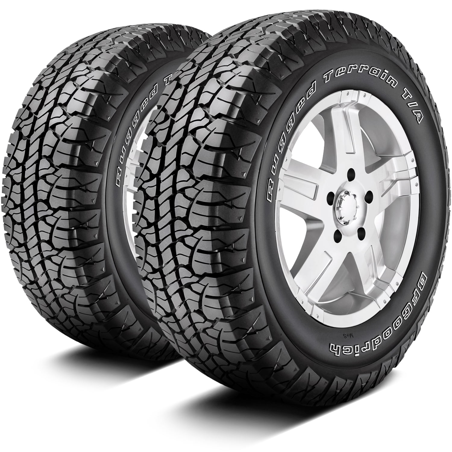 ②バリ溝　BF GOODRICH T/A KO2 245/70R16 残8.5m BFG All-Terrain T/A KO2 LT245/70R16/D Tire