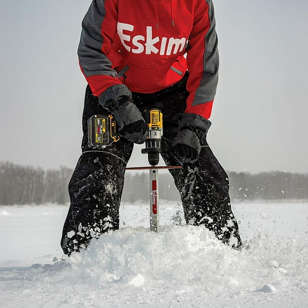 Eskimo 35400 Ice Fishing 6 Inch Steel Blade Pistol Ice Auger Bit