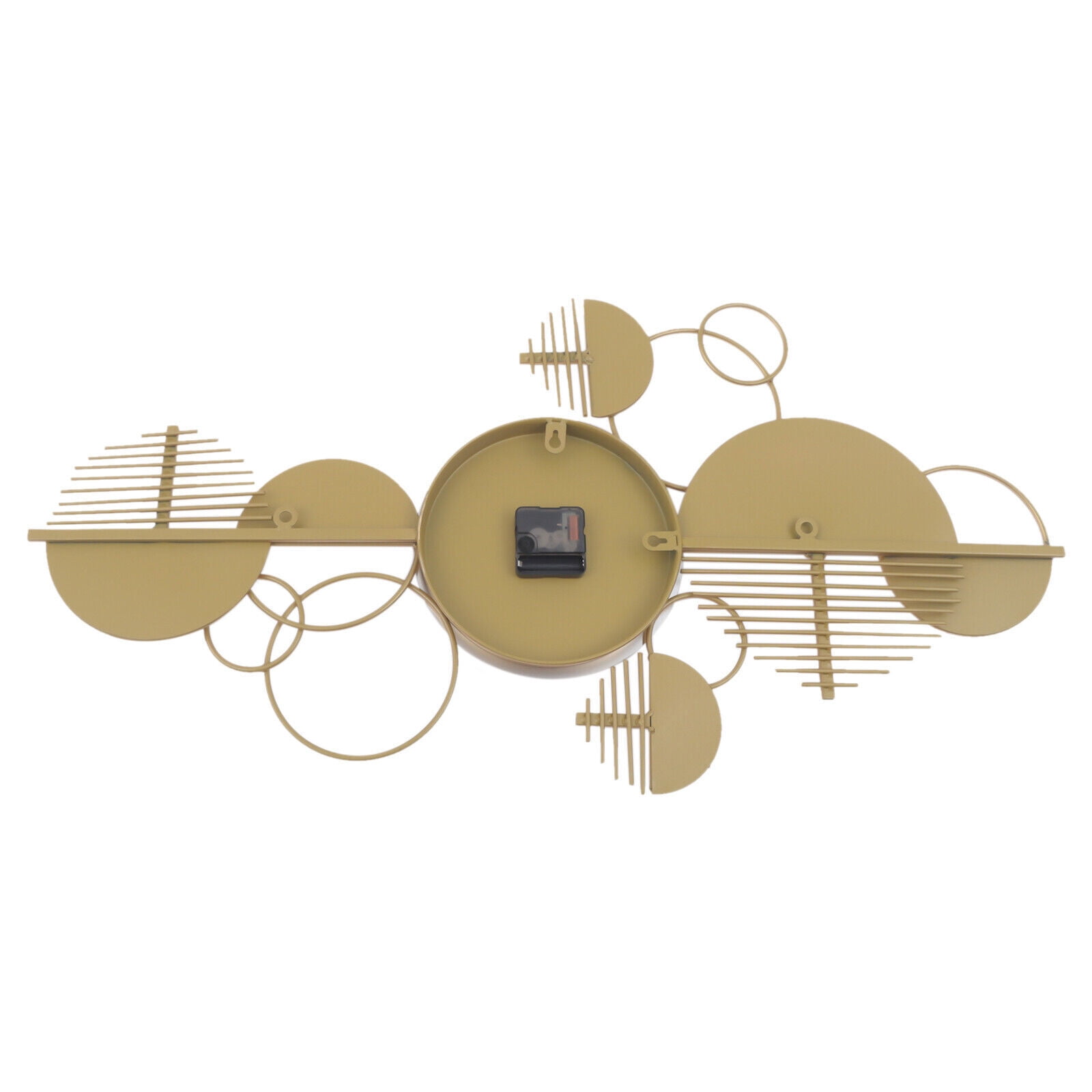 Modern Wall Clock Mid Century Living Large Metal Gold Clock Home Decor