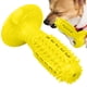 thumbnail image 4 of Juguete masticable para el cuidado bucal y la limpieza de dientes para la salud dental, cepillo de dientes para perros de TPR amarillo, 4 of 8