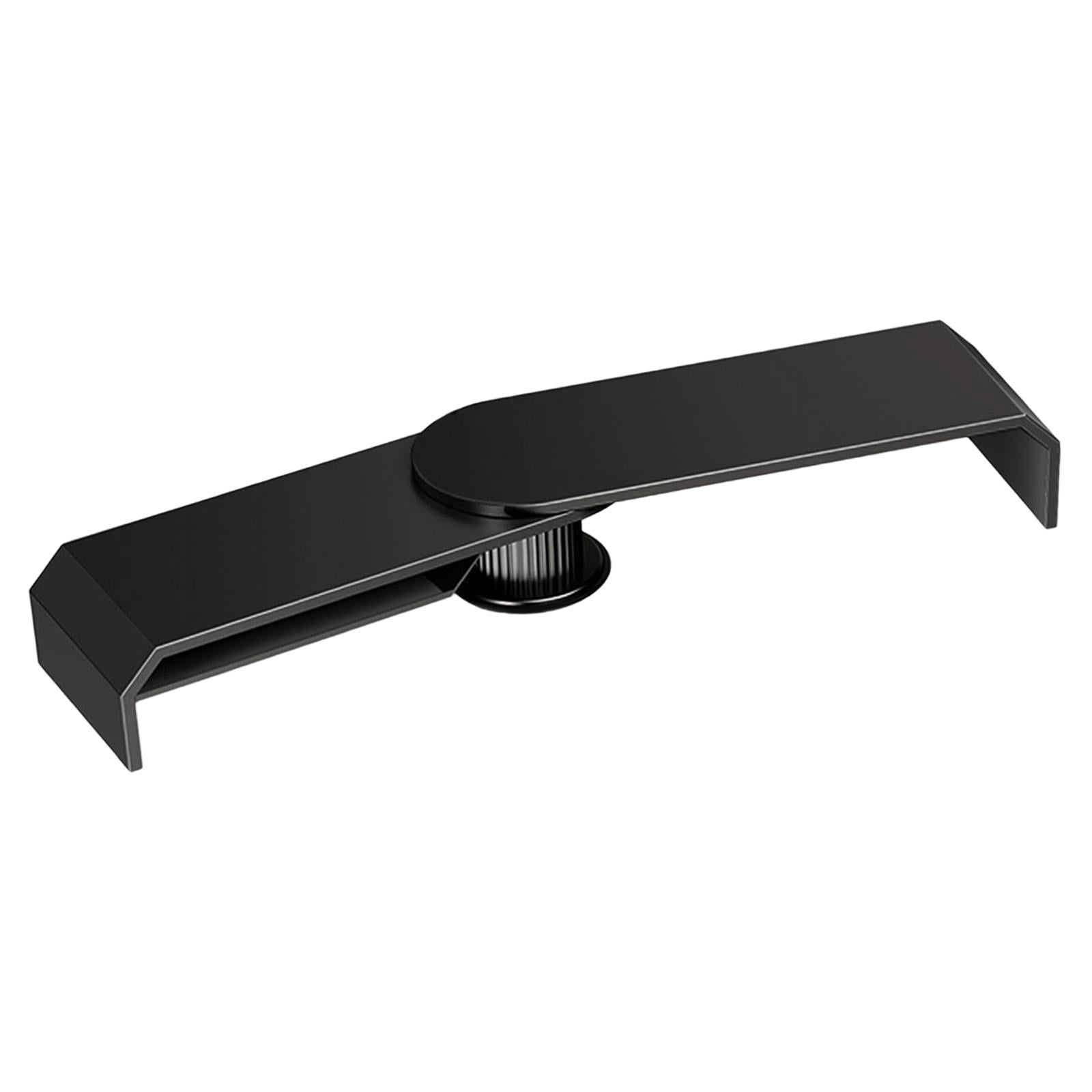 Wzmzjy Double Monitor Stand for Desk Metal Sturdy Monitor Riser with Storage Black