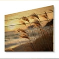 thumbnail image 2 of Designart "Sunrise Breeze on the Beach X" Nautical & Beach Print on Natural Pine Wood, 2 of 5