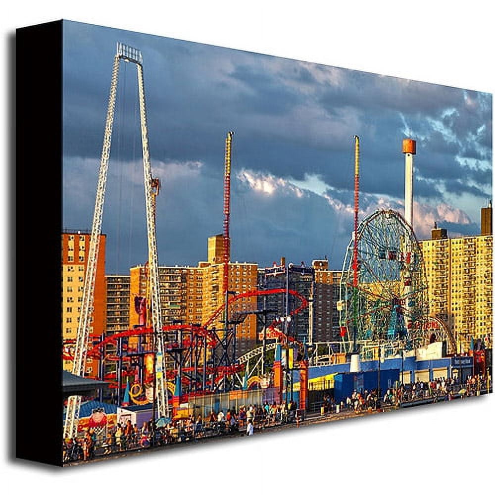 Trademark Art "Coney Island" Canvas Wall Art by CATeyes