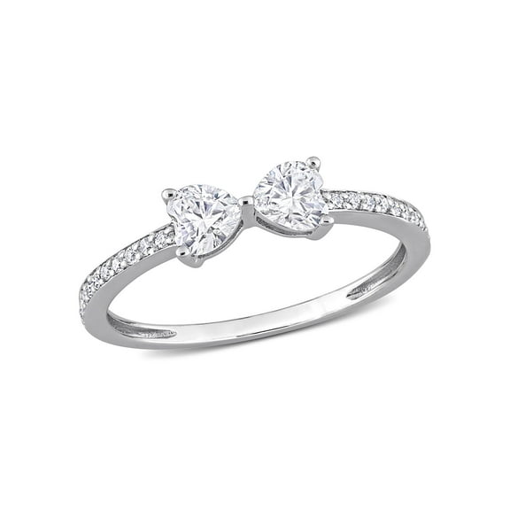 Everly Women's Created Moissanite Sterling Silver Ring