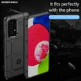 thumbnail image 3 of Slim Fit Phone Case for Samsung Galaxy A53 5G,Rugged Shield Durable Case with Military Grade Shockproof Protection,Drop-Tested and Camera Lens Protection Cover for Galaxy A53 5G, HD Black, 3 of 8