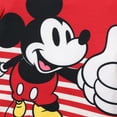 thumbnail image 4 of Disney Toddler Boy Graphic Tee, Micky Mouse Character Outfit Cloth, Graphic Print Short Sleeve T-Shirt Micky Red 9-10T, 4 of 6