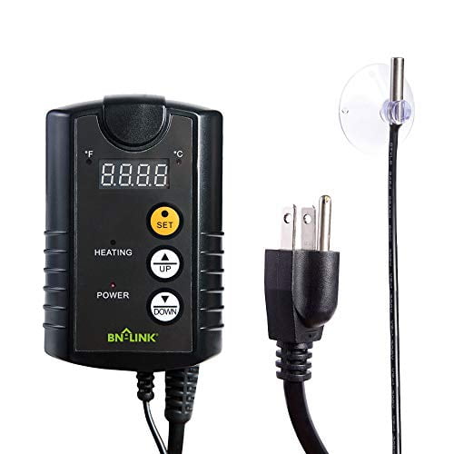 Inkbird Temperature and Humidity Controller ITC-608T Pre-Wired Dual Stage Thermostat 120VAC 15A 1800W and Seedling Heat Mat Bundle