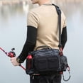thumbnail image 6 of ZPAQI Fishing Tackle Bags MultiPockets Fishing Gear Bags Oxfords Cloth Shoulder Bags, 6 of 11
