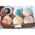 thumbnail image 4 of Bath Bombs Gift Set; Organic and Natural Large and Luxurious Vegan Fizzies, Lush Fragrant Essential Oils, Surprise Gift for Men, Women and Kids; Best Relaxing Epsom Salt Luxury Spa Soak (2 Kits), 4 of 8