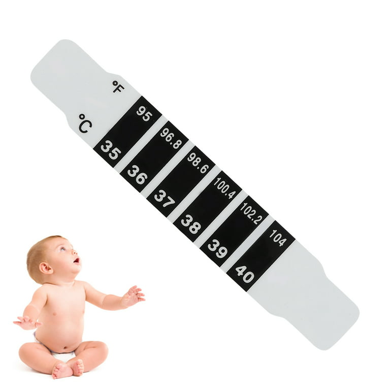 Temperature Strip Digital Temperature Strips Quick Read Forehead  Thermometer Strips Reusable Infants Thermometers Baby Temperature Strip