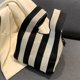 thumbnail image 1 of Bolsa De Hombro Bolsos de mano para mujer, bolsos de viaje con rayas contrastantes informales, bolso con asa superior Tmvgtek Para Estrenar, 1 of 6
