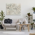 thumbnail image 3 of Traditional White Cherry Blossom Birds Branches Painting Canvas Art, 48 x 36, Design By Artist Nan, 3 of 6