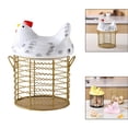 thumbnail image 6 of Fruit / Egg Storage Metal Basket Wire Kitchen Storage Holder Container for kitchen and home, Iron Basket Holder for Vegetables Style 5, 6 of 7