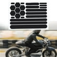 thumbnail image 7 of 1/2PCS Motorcycle Reflective Black Stickers waterproof Motorcycle Sticker Reflective Tape Decals Helmet Car Trailer Bike, 7 of 7
