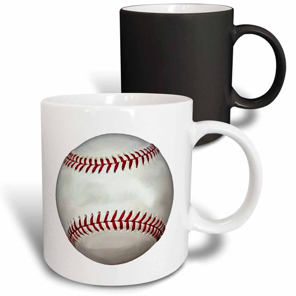3drose, Baseball, 11oz Magic Transforming Mug