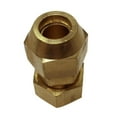 thumbnail image 3 of de compresión para accesorios de tubería de latón con diámetro exterior de tubo de 6 × 6 mm × 16 mm, / adaptador de manguera de latón φ10 × φ10mm Yotijar Fontanería de conector recto, 3 of 5