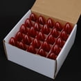 thumbnail image 3 of Novelty Lights Twinkle Red C9 Incandescent Traditional Vintage Christmas Replacement Bulbs 25 Pack, 3 of 5