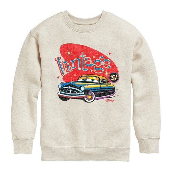 Cars - Vintage - Toddler & Youth Crewneck Fleece Sweatshirt