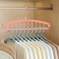 thumbnail image 4 of Seamless Folding Hanger Multifunctional 11Hole Hanger Hangars With 11Holes For Heavy Clothes Closet Organization Space Kitchen Rack over Small over The Dish Drying Rack 24in Dish Racks, 4 of 7