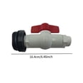 thumbnail image 7 of figatia Rain Barrel Spigot Kit 2" Thread Drum Equipment Hardware PVC Bulkhead with Gasket Replace Parts Water Tank Faucet Drum Spigot, 7 of 7
