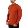 thumbnail image 3 of X RAY JEANS Mens Mock Neck Sweater Pullover, Brick, L, 3 of 10