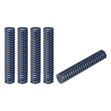 

Uxcell Die Spring 5 Pack 14mm OD 75mm Long Spiral Stamping Light Load Compression Die Springs Blue