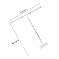 thumbnail image 2 of BESTYASH Advertisement Hanging T-Shaped Stand for Business Owners 1Pcs, 2 of 8