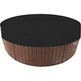 thumbnail image 1 of Bâche Ronde pour Piscine, Bâche Solaire pour Piscine, Imperméable et Résistante aux UV, Couverture de Protection pour Spas, 210d pour Baignoire de Spa Extérieur, 200*30cm, 1 of 5