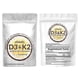thumbnail image 1 of 2-in-1 D & K, D3 10,000 IU K2, Virgin Coconut Oil, Promotes Calcium Absorption, 1 of 5