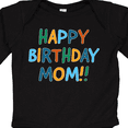 thumbnail image 4 of Inktastic Happy Birthday Mom Boys or Girls Long Sleeve Baby Bodysuit, 4 of 5