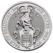 2 oz Silver Queens Beasts Coin BU (Random Designs)