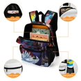 thumbnail image 4 of My Hero Academia Anime Backpack School Bag Daypack Lightweight Bookbag Adjustable Shoulders Satchel Travel Bag Rucksack, 4 of 8