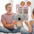 thumbnail image 5 of Relief Koala Breathing Stuffed Animal Baby Sound Machine Soother Koala Bear Anxiety Relief Koala Breathing with Sensory Music Lights(Grey), 5 of 5