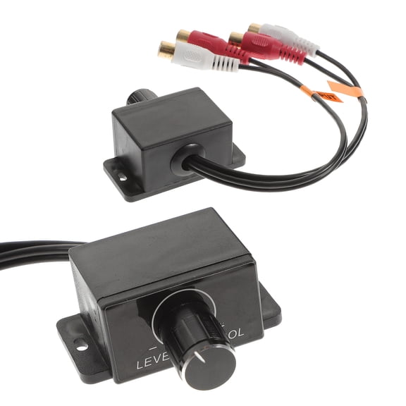 OFFIGAM Multi-Color Bass Control Knob with Remote for Car Audio Volume and Sound Quality Enhancement