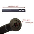 thumbnail image 1 of 10 Inch Recliner Handle Lever Replacement Kits 5/8 Inch Square Mount Dark Brown Finish Offered, 1 of 5