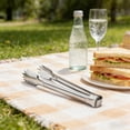 thumbnail image 6 of JHyouerji Mini Serving Tongs,Small Ice Tongs,Food Grade Stainless Steel Silver Tongs for Sugar Dessert Tea Party Home Kitchen Coffee Bars Dishwasher Safe, 6 of 7