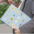 thumbnail image 5 of Paquete de 100 pegatinas de nubes meteorológicas para botellas de agua, impermeables, portátiles, equipaje, tazas de ordenador, álbumes de recortes, adolescentes, adultos, niñas, lindos, 5 of 5