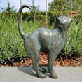 thumbnail image 3 of POINTERTECK Beautiful Cat Statue With Rounded Back Garden Decor Resin Outdoor Lawn Yard Sculpture, 3 of 5