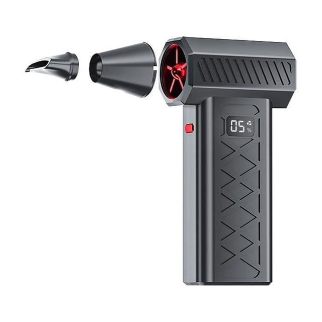 Brushless Electric Air-Duster Turbojet Fan - High Quality, 6-Speed Adjustment, LED Display, Multi-Functional for Dust Removal & Drying (Canada)