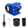thumbnail image 1 of Kit de Instalación de Cerradura de Puerta, Plantilla para Cerradura de Puerta, Puertas de Madera, Kit de para una Fácil Instalación Cerradura, Color Azul., 1 of 5