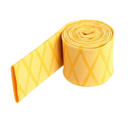 koolsoo Anti- Waterproof Shrink Tube Sleeve for Fishing Rod 15/18/20/25/30 / 40mm - Yellow 1x0.2cm as described