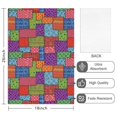 thumbnail image 2 of 2 Pcs Pioneer Flower Floral Print Pattern Kitchen Towels, Funny Microfiber Dish Towel Set, 18" X 26" Tea Towels, 2 of 6