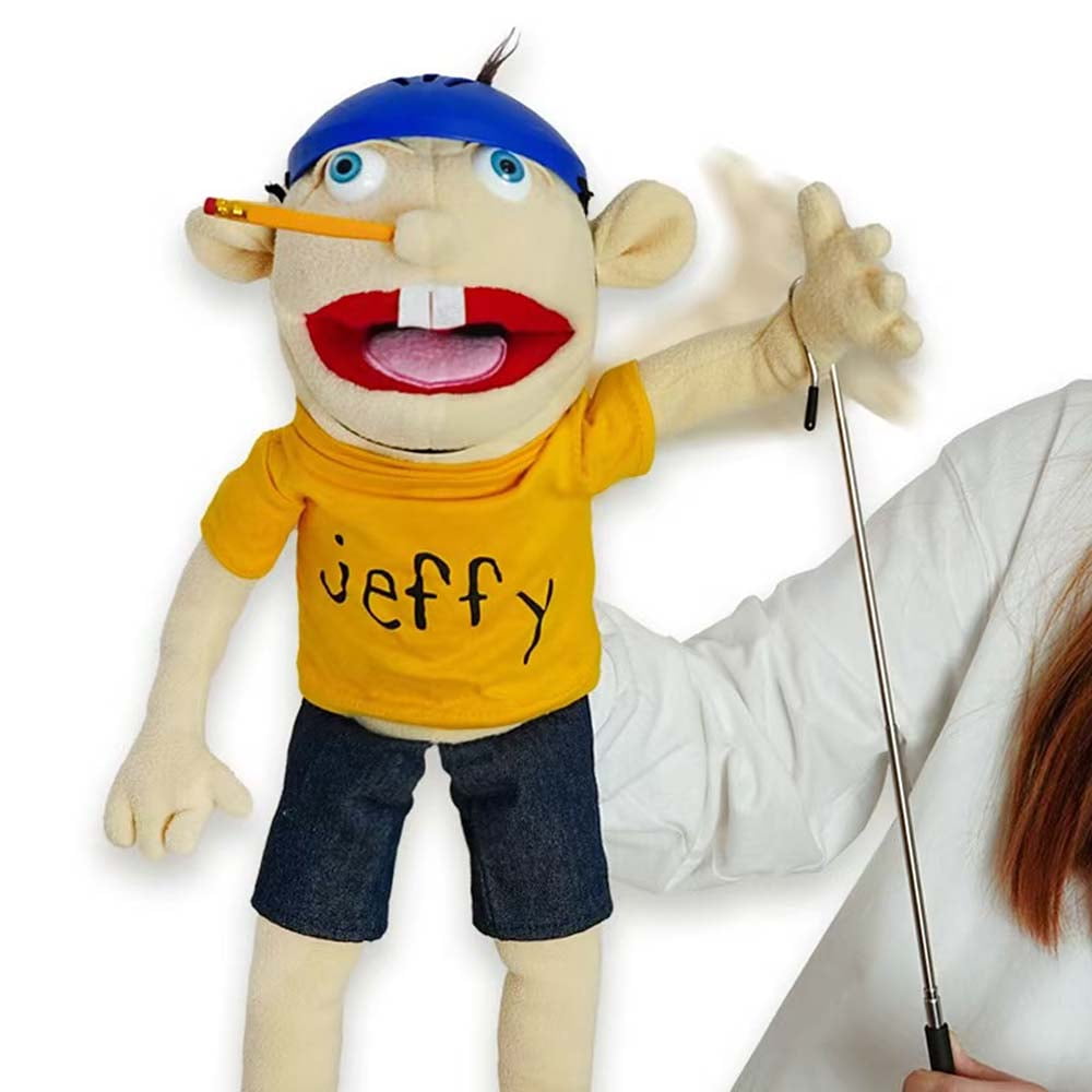 Jeffy Puppets Sml Toys For Boys Handmade Jeffy Puppets, Plush Fabric, 23 Inch Handmade Jeffy Puppets Kids Toys