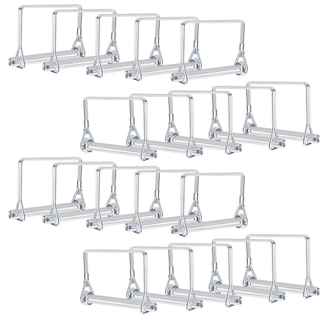 LAICAIW Coupler Pin, Safety Coupler Pin, Shaft Locking Pin, Trailer Pin, Wire Lock Pin, Square Shape Locking Pins for Trailer (20 PCS 8mm x 70mm)