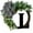 L-Free Size/L, variant on Home Decor,26 Letter Decorative Wreath Door Hanging Bow Knot Pendant Rattan Ring Design 26 Alphabet Style Options,Festive Decor for Front Door Mantle Wall Wedding Fathers Day Housewarming Gift