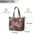 thumbnail image 2 of Romantic Rose Peony Travel Bag Vintage Floral Weekender Duffel, , Airplane Friendly, Multipurpose Tote, 2 of 5
